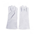 CHROME LEATHER ELBOW SAFETY GLOVE