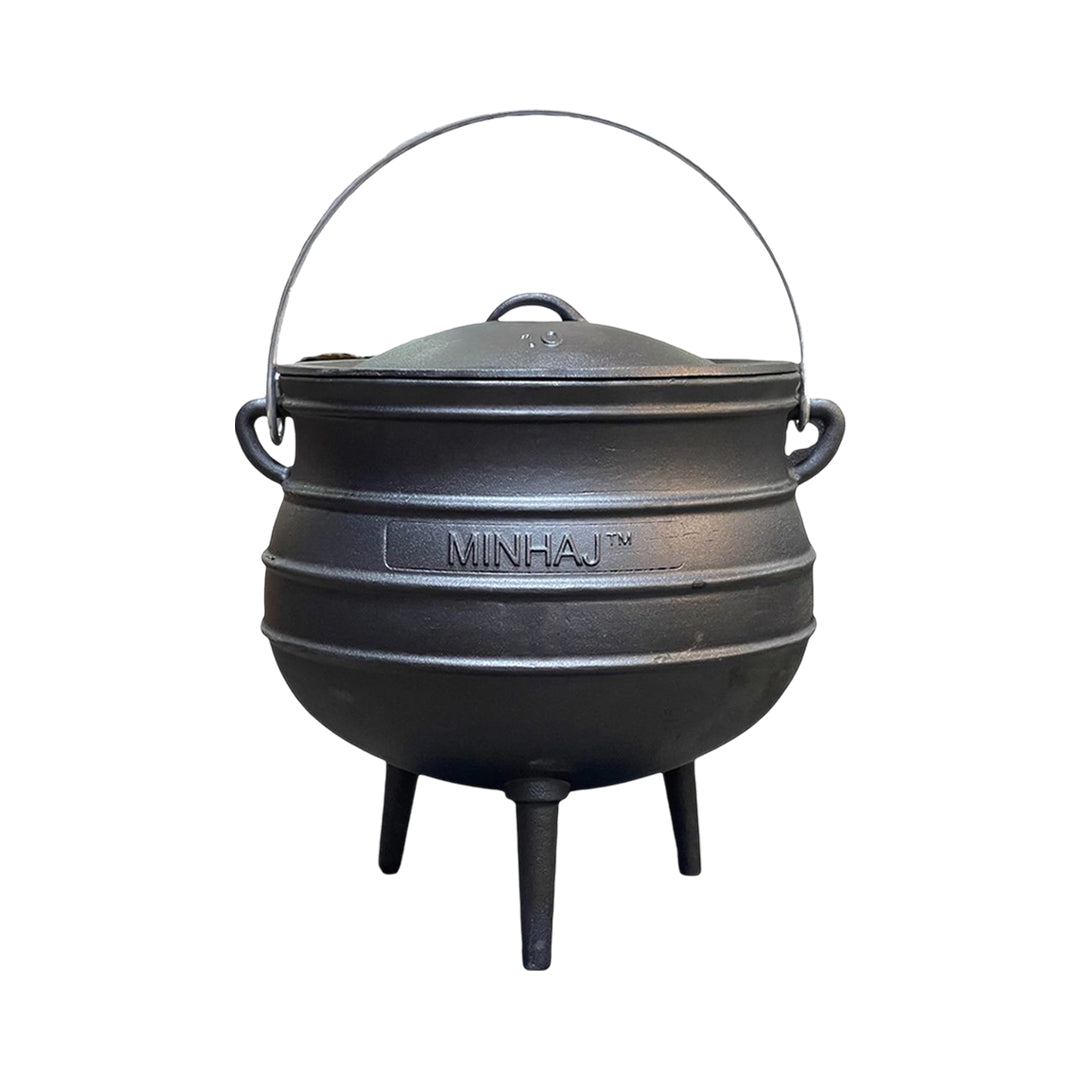 MINHAJ SIZE 10 CAST IRON POTJIE POT
