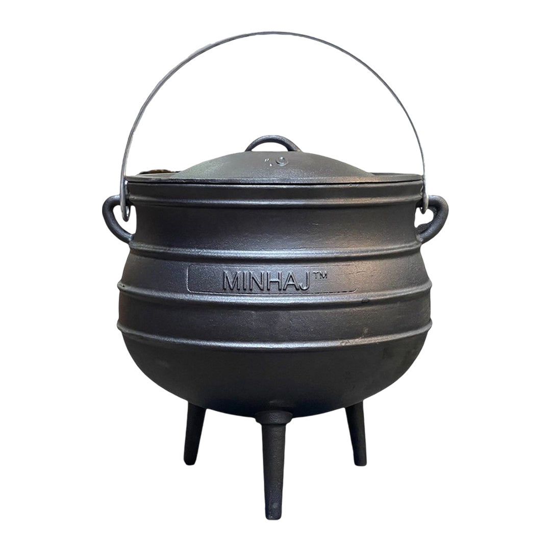 MINHAJ SIZE 20 CAST IRON POTJIE POT