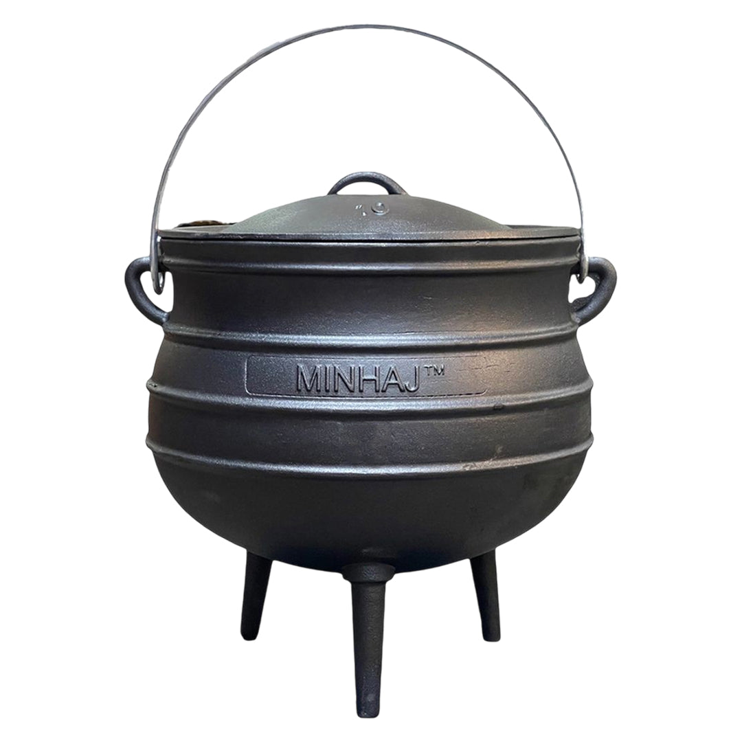 MINHAJ SIZE 25 CAST IRON POTJIE POT