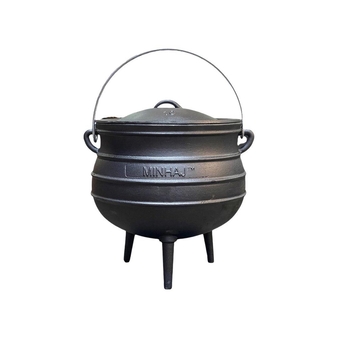 MINHAJ SIZE 6 CAST IRON POTJIE POT