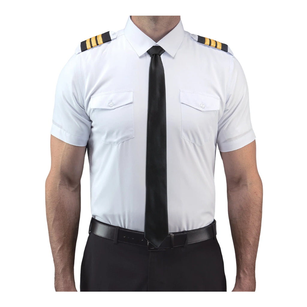 PILOT WHITE SHIRT – SHORT SLEEVE