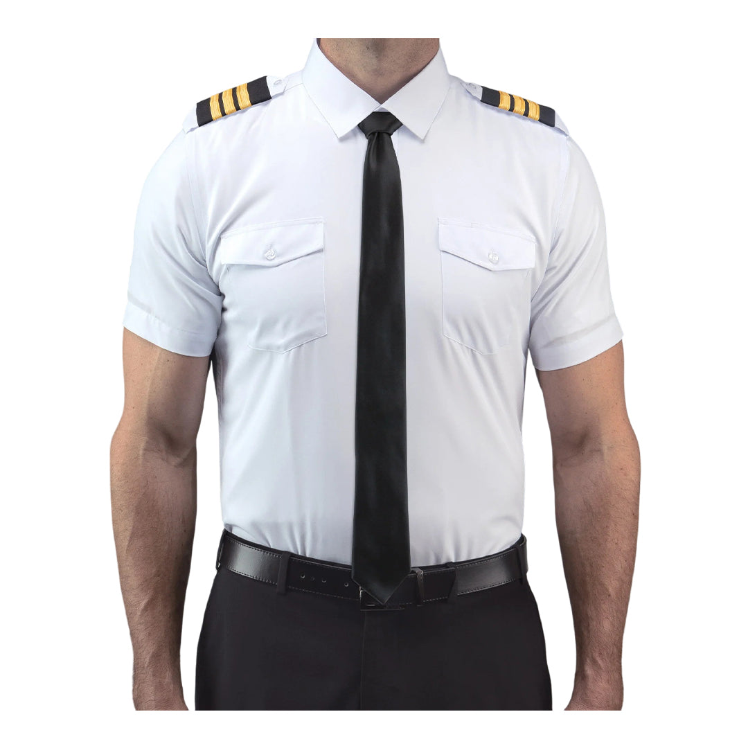 PILOT WHITE SHIRT – SHORT SLEEVE