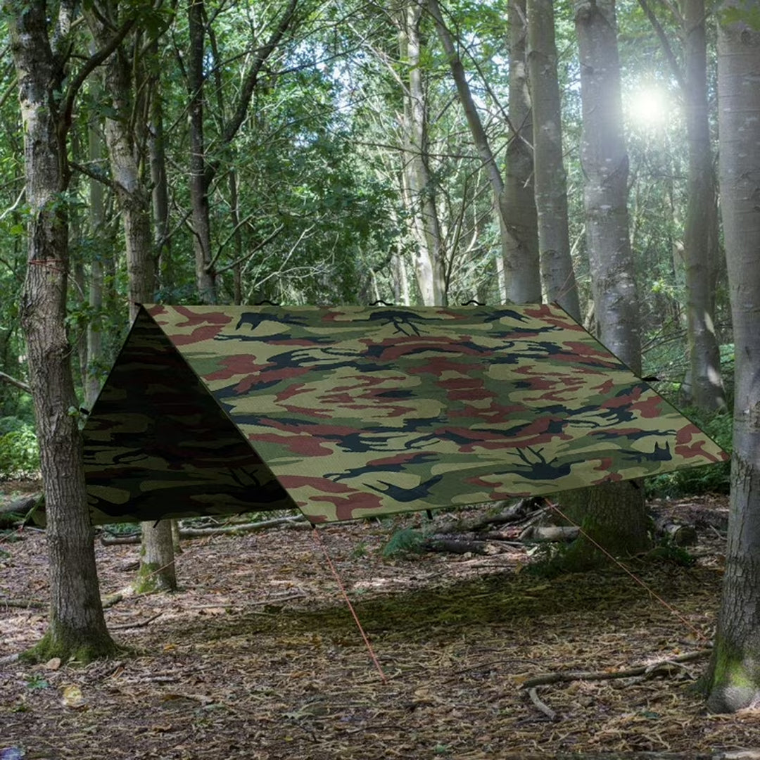 3.6M X 2.7M CAMO TARPAULIN LIGHT WEIGHT 80GSM