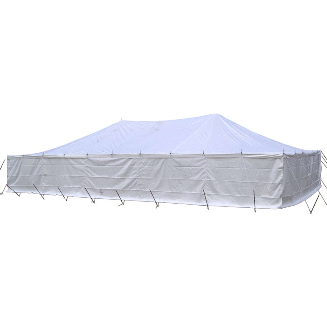 15M X 30M PVC POLE TENT WITHOUT WINDOWS