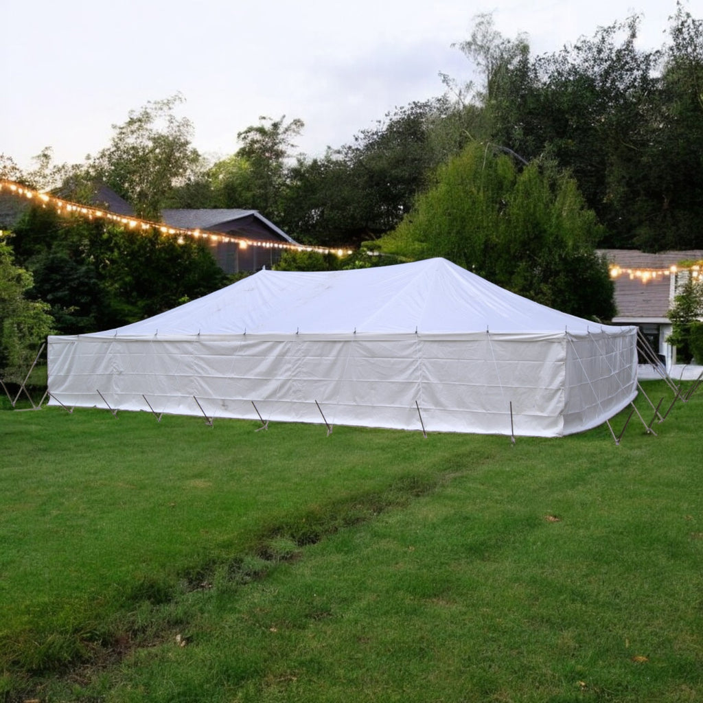 9M X 18M PVC POLE TENT WITHOUT WINDOWS