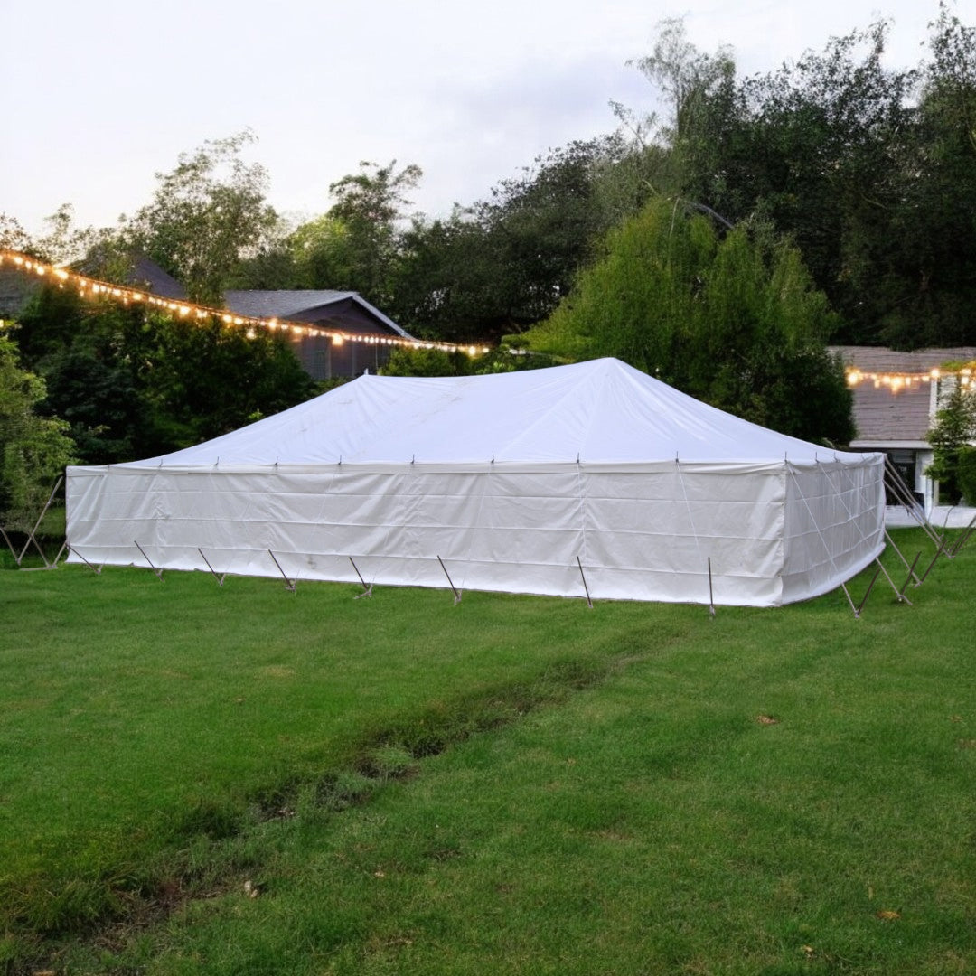 9M X 18M PVC POLE TENT WITHOUT WINDOWS