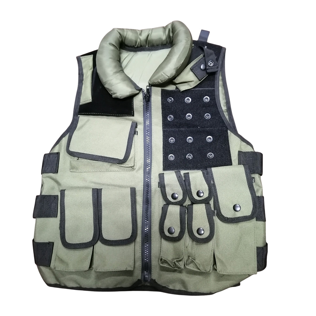 TACTICAL NYLON VEST WITH POUCHES